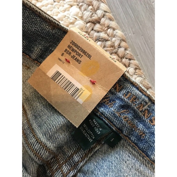 Lauren Jeans Co Ralph Lauren Jeans Womens Sz 6 Classic Boot Cut Light Wash 31” - Picture 6 of 6